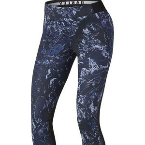 Oakley Catalyst Marble Mesh leggings in blue